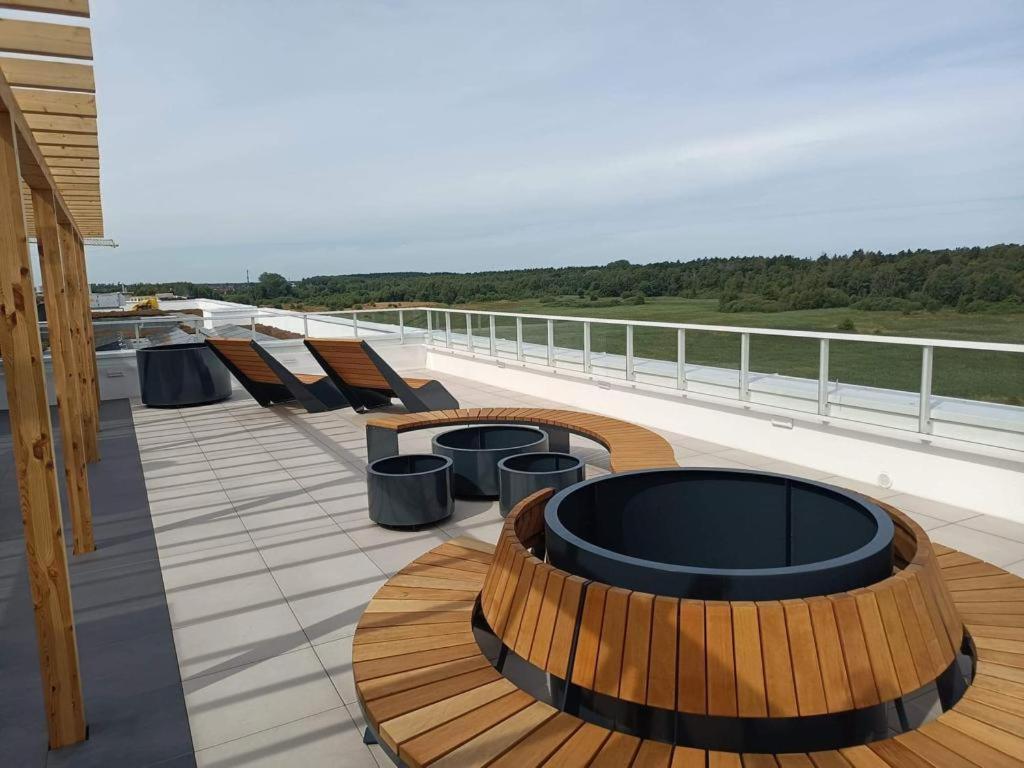 Kolobrzeg Apartamenty Polanki Aqua Z Bezplatnym Basenem, Bawialnia, Parkingiem I Fitness Exterior foto